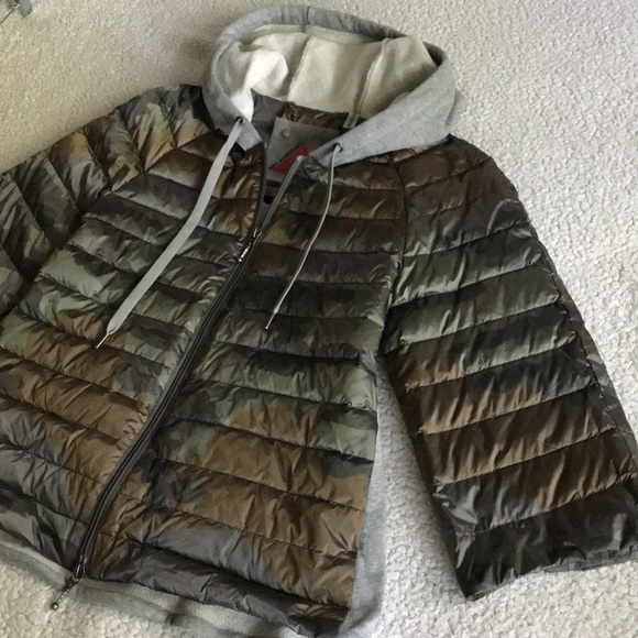 MyAnorak hooded mixed quilted jacket S New - Picture 9 of 16